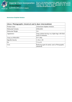 (Uses: Photographic chemical and in dyes intermediate) Product