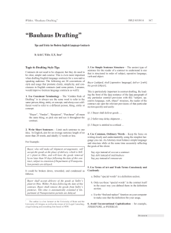 Bauhaus Drafting - Bonner Rechtsjournal