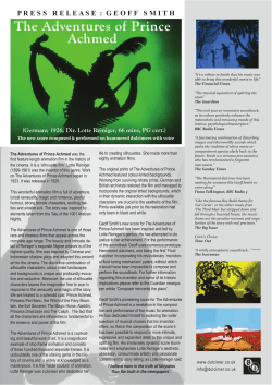 The Adventures of Prince Achmed