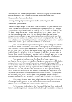 Moore - University of Johannesburg