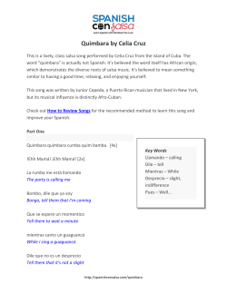 Quimbara by Celia Cruz