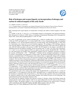Role of hydrogen and oxygen fugacity on incorporation of nitrogen