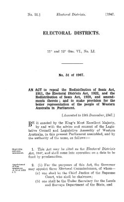 electoral districts. - State Law Publisher