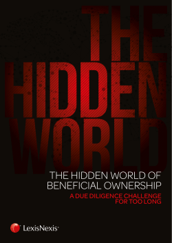 the hidden world of beneficial ownership