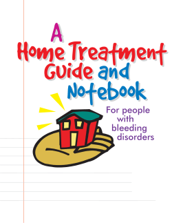 For people with bleeding disorders