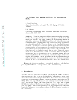 The Galactic Halo Ionizing Field and H