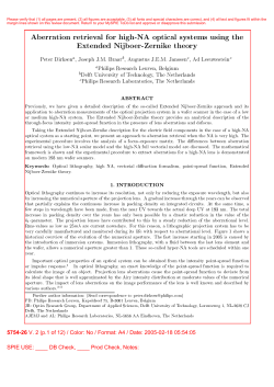Aberration retrieval for high-NA optical systems using the Extended