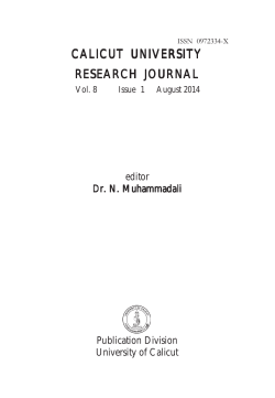 calicut university research journal