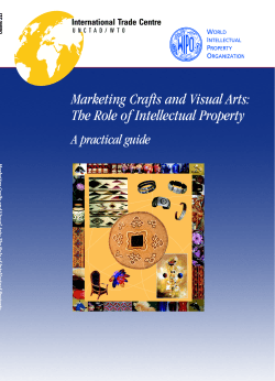 Marketing Crafts and Visual Arts: The Role of Intellectual