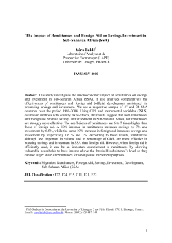 The Effectiveness of Remittances and Foreign Aid in Promoting