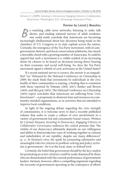 Review by Lionel J. Beaulieu - Journal of Higher Education