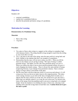 Objectives Motivation for Learning