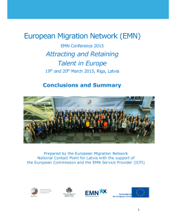 EMN Conference 2015 Conclusions