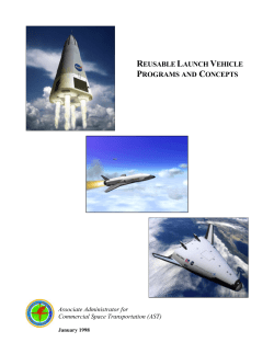 reusable launch vehicle programs and concepts