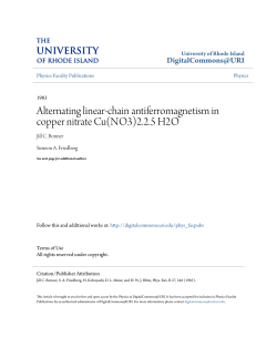 Alternating linear-chain antiferromagnetism in copper nitrate Cu