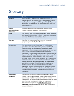 Glossary - National Quality Forum