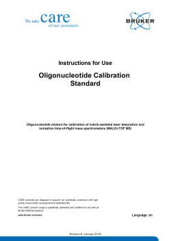 Oligonucleotide Calibration Standard