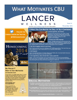November 2014 Wellness Newsletter
