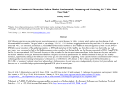 Helium: A Commercial Discussion