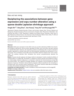 Deciphering the associations between gene expression and copy