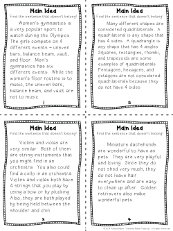 Main Idea Main Idea Main Idea Main Idea