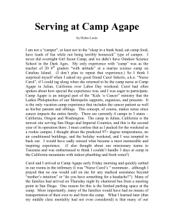 Camp Agape - St. Paul`s Greek Orthodox Church