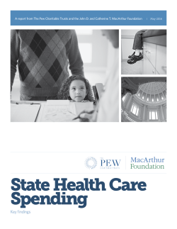 State Health Care Spending - The Pew Charitable Trusts