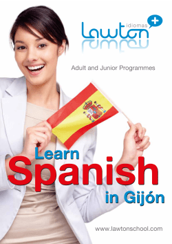 Learn Spanish in Gijon 2015 web