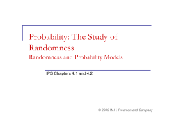 Probability: The Study of Randomness