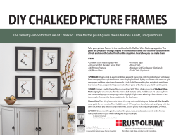 diy chalked picture frames