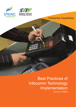 Best Practices of Infocomm Technology Implementation