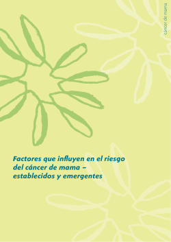 C&aacute;ncer de mama, prevenir lo evitable