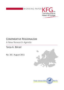 Comparative Regionalism - Userpage