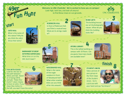 49er Fun Hunt - UNC Charlotte Admissions