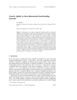 Generic rigidity in three-dimensional bond