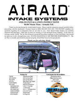 520-152 INSTALLATION INSTRUCTIONS 04-06