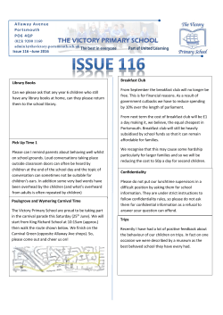 Newsletter Issue 116 - June 2016