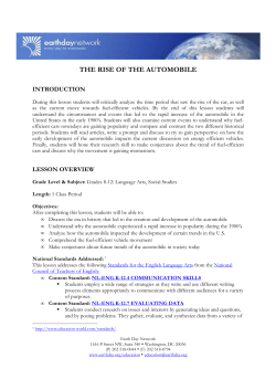 10 - The Rise of the Automobile