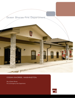 Ocean Shores Fire Department Case Study