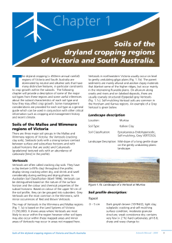 Soils of the dryland cropping regions of Victoria and South Australia