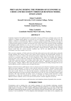 prevailing during the periods of economical crisis and