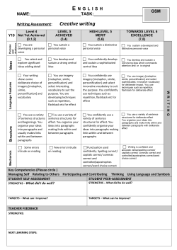 Marking Schedule File