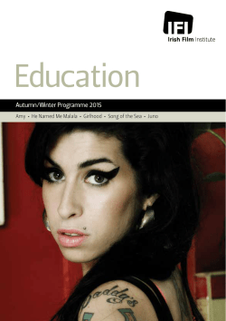 Education - Irish Film Institute