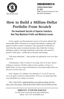 How to Build a Million-Dollar Portfolio From Scratch
