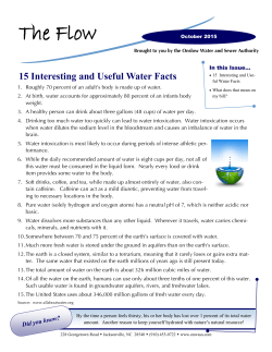 Customer Newsletter October 2015