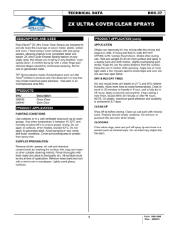 2x ultra cover clear sprays - Rust