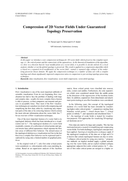 Compression of 2D Vector Fields Under Guaranteed Topology