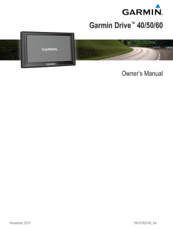 Garmin Drive&trade; 40/50/60