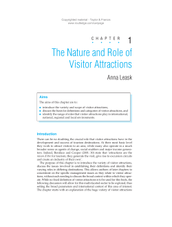 The Nature and Role of Visitor Attractions