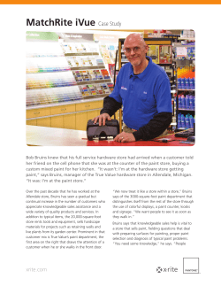 iVue Case Study - True Value Hardware - X